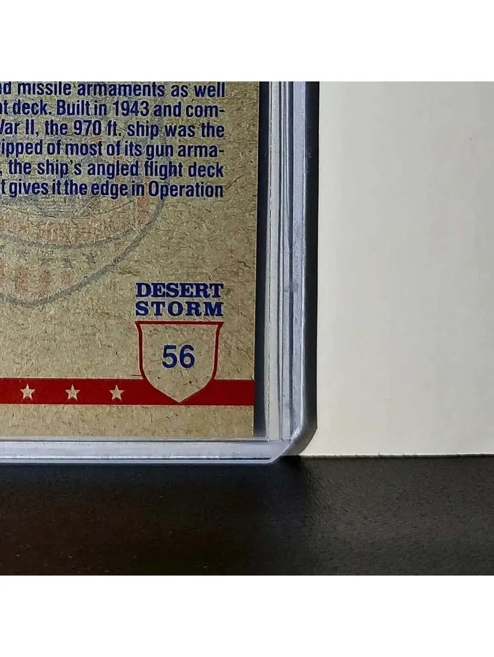 USS Midway 1991 Topps Desert Storm #56 Card